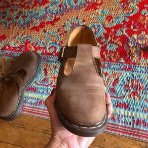 Vintage Doc Marten Mary Jane Oxfords, Polley Work Shoes, roomy size 8.5